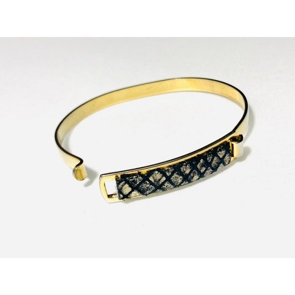 A.V.MAX Leather Cuff Bracelet - Picture 2 of 8